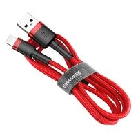 Baseus kabelis Cafule USB - Lightning 2,0 m 1,5A raudonas-raudonas