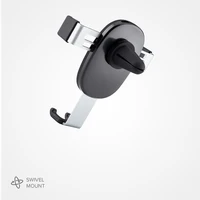 SBS TESUPPCLIPGRAVK išmaniojo telefono laikiklis oro angai, gravitacinis - juodas