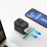 Tech-Protect TA200 EU / UK / US / AU adapteris - juodas