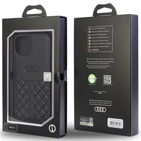 Audi tikros odos kietasis dėklas telefonui iPhone 11 / Xr 6.1 – juodas
