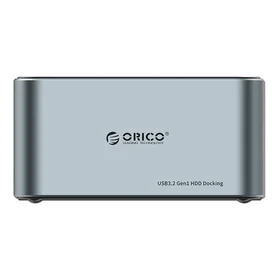 Orico prijungimo stotelė 2.5" / 3.5" HDD / SSD, 5Gbps, USB-C į USB-C/A su klonavimo funkcija (juoda)