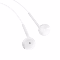 Dudao X10S wiraudonas in-ear ausinės 3.5mm mini jack 1.15m - baltas