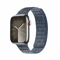 Crong Melange - Magnetic dirželis Apple Watch 44/45/46/49 mm (mėlynas melange)