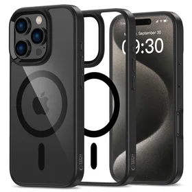 Tech-Protect MagMat Magnetinis dėklas telefonui iPhone 16 Pro - skaidrus