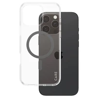 CARE by PanzerGlass Flagmano dėklas telefonui iPhone 16 Pro Max 6.9" juodas/juodas Magnetinis 1348