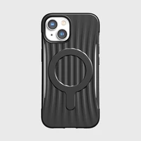 Raptic X-Doria Clutch dėklas iPhone 14 su Magnetine galinė juoda danga