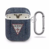 Guess GUACA2TPUJULDB AirPods dėklas tamsiai mėlynas/tamsiai mėlynas Jeans kolekcija
