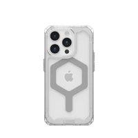 UAG Plyo Magnetinis dėklas telefonui iPhone 15 Pro - permatomas ir sidabrinis