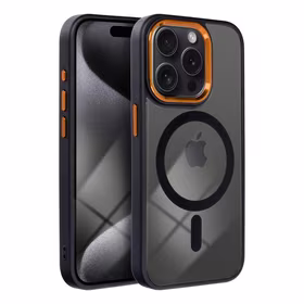 COLOR EDGE MAG COVER dėklas telefonui suderinamas su Magnetiniu MagSafe Samsung S26 Ultra juodas auksinis