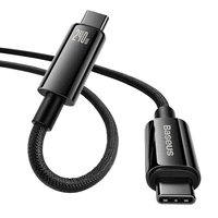 Baseus kabelis Tungsten PD USB-C - USB-C 3,0m juodas 240W