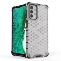 Honeycomb dėklas telefonui su TPU buferiu Samsung Galaxy A32 5G žalias