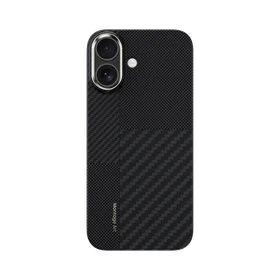 Benks Montage Magnetinė Armor Air Kevlar Dėklas Metalinis Rėmas 600D+1500D (MB67) ant Iphone 17 - juodas