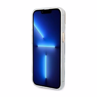 Guess GUHMP14MHTRMD iPhone 14 Plus 6.7 "auksinis / auksinis kietas dėklas Metalinis kontūras Magnetinis