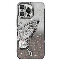 Tel Protect Butterfly vandens dėklas telefonui Iphone 13 Pro sidabrinis