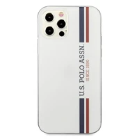 US Polo USHCP12LPCUSSWH iPhone 12 Pro Max 6,7" balta Tricolor Collection