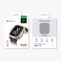 AmazingThing Titan Pro Metal Dėklas Apple Watch 11 46mm Aluminum - Auksinis