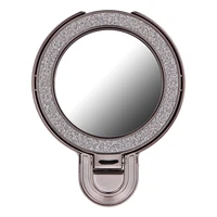 Telefono stovas CIRCLE MIRROR – lipnus – juodas