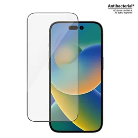 PanzerGlass Ultra-Wide Fit antibakterinis grūdintas stiklas su pozicionieriumi iPhone 14 Pro telefonui