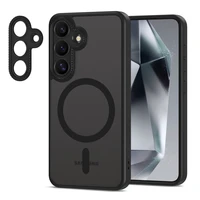 Tech-Protect MagCam Magnetinis dėklas telefonui Samsung Galaxy S25 - Juodas