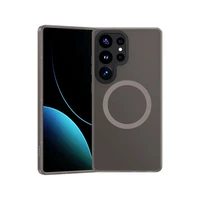 Benks magnetinis Lucid Armor dėklas (0045) Samsung Galaxy S25 Plus Ultra telefonui, titano spalvos