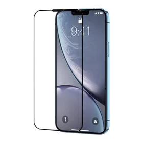 Apsauginis stiklas Joyroom HQ-Z24 iPhone 15 Pro Max su juodu kraštu, atsparus dulkėms