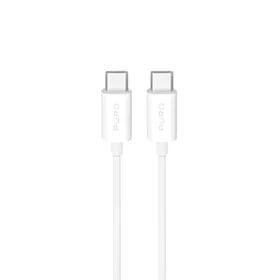Puro TPE 25W USB-C - USB-C 3m kabelis - baltas