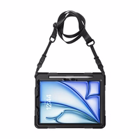 Crong Defender Plus – Armored dėklas iPad Air 11” (2026 – 2024) / iPad Air 10.9” (5th-4th gen.) (juodas)