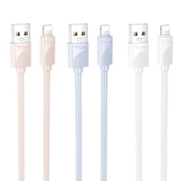 Kabelis USB A į Lightning Hoco 2,4A 1 m X114 rožinis