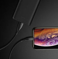 VEGER kabelis USB A į Lightning 2,4A V105 1,2 m juodas