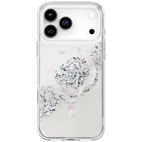 Uniq Coehl Crystelle dėklas telefonui iPhone 17 Pro Max Magnetinis įkrovimas - sidabrinis