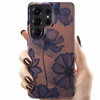 Tech-Protect Lamano MagSafe Dėklas for Samsung Galaxy S26 Ultra - rudas and violetinis