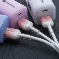 FORCELL F-ENERGY C352 kabelis USB A į Type C QC4.0 3A 66W Gradientinis 1 m baltas