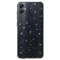 Dėklas telefonui Crystal Glitter Samsung Galaxy A05 sidabrinis