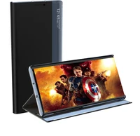 New Sleep dėklas Samsung Galaxy A24 4G su stovu mėlyna