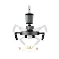 Dudao F2+ išmaniojo telefono laikiklis oro angai, spaustuko tipo - juodas