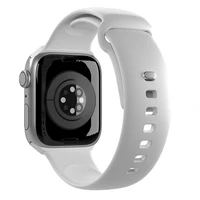Puro Icon silikoninis dirželis Apple Watch 42/44/45/49 mm - baltas (2 vnt.)