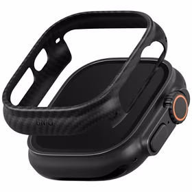 Uniq Keva Verge Dėklas for Apple Watch 49mm - juodas