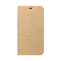 LUNA Book Gold dėklas telefonui Xiaomi Redmi 13C / POCO C65 auksinis