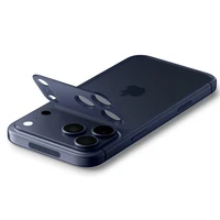 Spigen Optik Pro XL kameros objektyvo stiklas iPhone 17 Pro Max - Tamsiai melynas