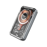 Išorinė baterija Dudao TGK1 su MagSafe belaide įkrova 20W 10000mAh juoda