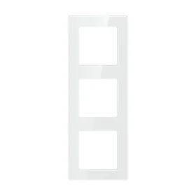 Trigubas rėmelio lizdas Avatto N-TS10-Frame-W3 (baltas)