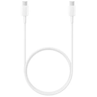 Samsung EP-DA705BWE USB-C – USB-C 3A kabelis 1m (OOB didmeninė – pakaitinė pakuotė) – baltas
