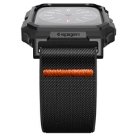 Spigen Lite Fit Pro dėklas laikrodžiui Apple Watch 4/5/6/7/8/9/SE (44/45 mm) - matinis juodas