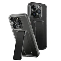 Uniq dėklas Heldro Mount su stovu iPhone 15 Pro 6.1" dūminis
