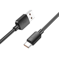 Kabelis USB A į USB C Hoco PD 6A 100W 1 m X96 juodas
