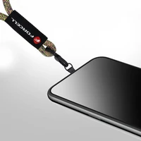 FORCELL F-DESIGN R10X40 riešo telefono virvelė su reguliuojamu ilgiu (maks. 20cm kilpoje) žalia rožinė violetinė