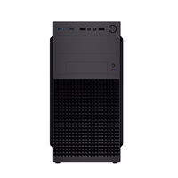 Gembird Mini-tower kompiuterio dėklas Fornax K300, Micro-ATX, 2x USB 3.0 + 2x USB 2.0, juodas