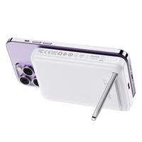 Magnetinė išorinė baterija Acefast M6 PD 20W 10000mAh + laidas (balta)