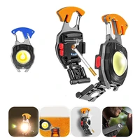 Mini žibintuvėlis LED raktų pakabukas W5147 Type C su 2 atsuktuvo antgaliais mėlynas