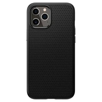 Spigen Liquid Air dėklas iPhone 12 / iPhone 12 Pro - Matinis juodas
